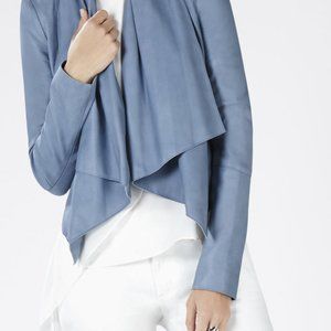 BCBG MaxAzria Sienna Open Front Leather Jacket New